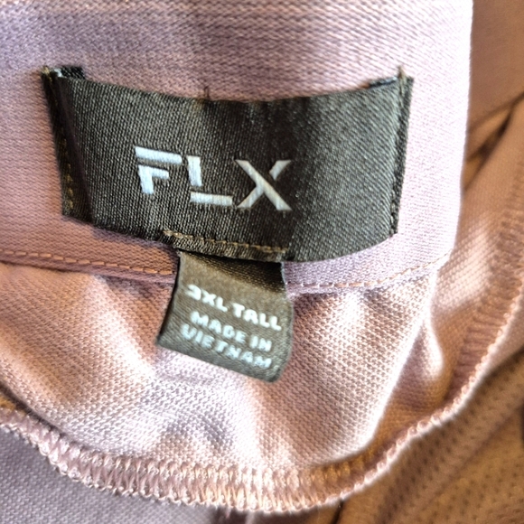 FLX Women's size 3X tall light purple athletic shorts, 2 zippered pockets VGUC - Picture 4 of 5